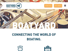 Tablet Screenshot of boatyard.com